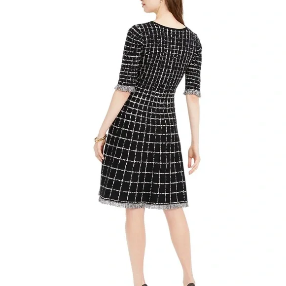 Taylor Women's Sweaterdress Black Size Small - Picture 3 of 9